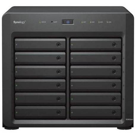NAS SYNOLOGY DISKSTATION DS3622XS+/ 12 BAHÍAS 3.5'- 2.5'/ 16GB DDR4/ FORMATO TORRE