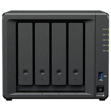 NAS SYNOLOGY DISKSTATION DS425+/ 4 BAHÍAS 3.5'- 2.5'/ 2GB DDR4/ FORMATO TORRE