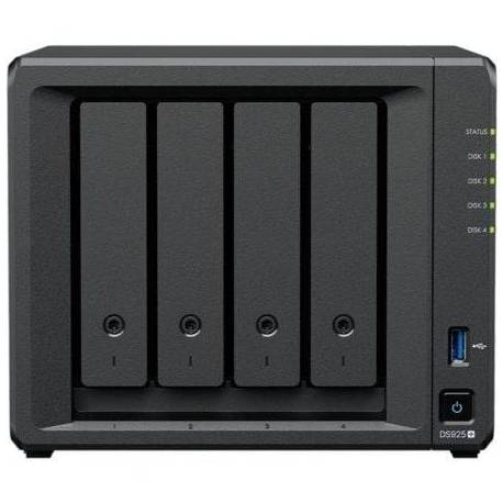 NAS SYNOLOGY DISKSTATION DS925+/ 4 BAHÍAS 3.5'- 2.5'/ 4GB DDR4/ FORMATO TORRE