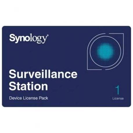LICENCIA FÍSICA SYNOLOGY SURVEILLANCE DEVICE LICENSE PACK/ 1 DISPOSITIVO