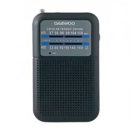 RADIO PORTÁTIL DAEWOO DW1008/ NEGRA