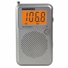 RADIO PORTÁTIL DAEWOO DW1115/ GRIS