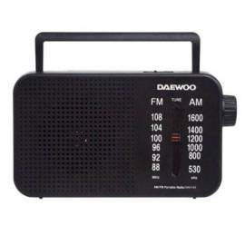 RADIO PORTÁTIL DAEWOO DW1123/ NEGRA