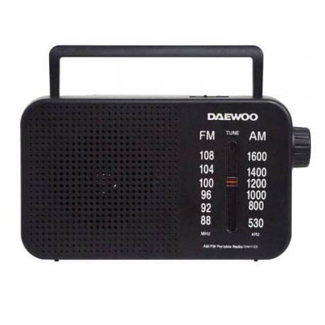 RADIO PORTÁTIL DAEWOO DW1123/ NEGRA