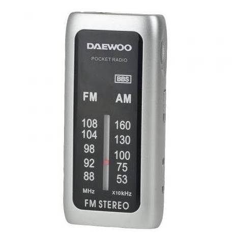 RADIO PORTÁTIL DAEWOO DW1129/ PLATA