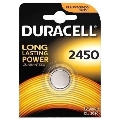 PILA DE BOTÓN DURACELL CR2450/ 3V