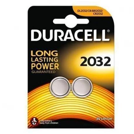 PACK DE 2 PILAS DE BOTÓN DURACELL DL2032/ 3V