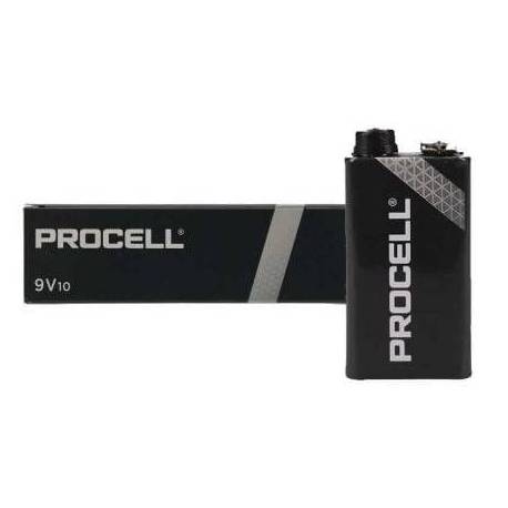 PACK DE 10 PILAS DURACELL PROCELL ID1604IPX10/ 9V/ ALCALINAS