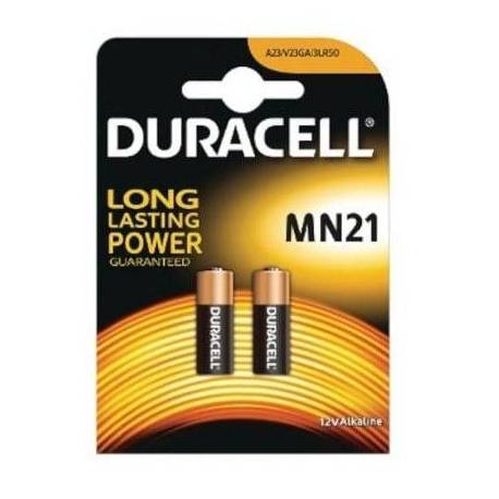 PACK DE 2 PILAS 3LR50 DURACELL MN21/ 12V/ ALCALINAS