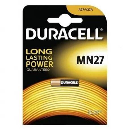 PILA A27 DURACELL MN27/ 12V/ ALCALINAS