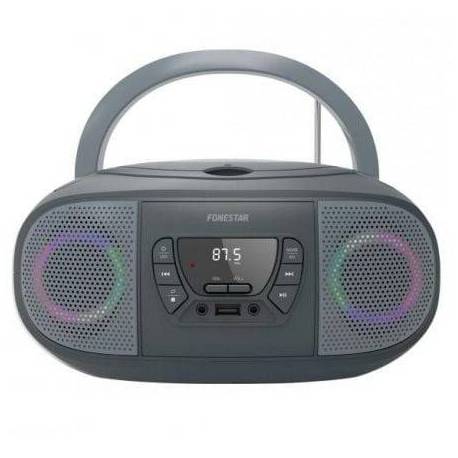 RADIO CD FONESTAR BOOM-GO-G/ 13W/ GRIS