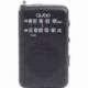 RADIO PORTÁTIL QUBO R-S1/ CON CABLE/ A PILAS/ NEGRA