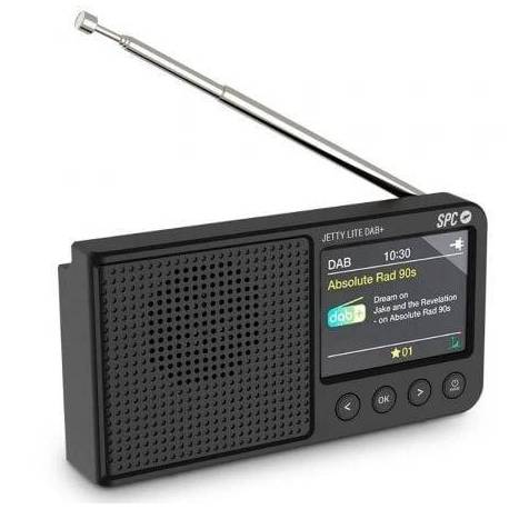 RADIO PORTÁTIL SPC JETTY LITE DAB+/ NEGRA