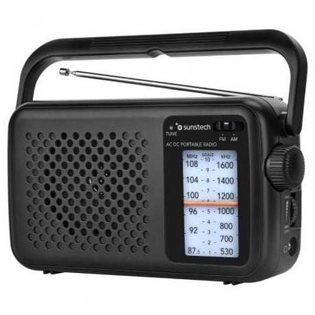 RADIO PORTÁTIL SUNSTECH RPS760/ NEGRA