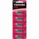 PACK DE 5 PILAS 12V TOSHIBA 27A/ 12V/ ALCALINAS
