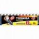 PACK DE 12 PILAS AA TOSHIBA HIGH POWER LR6/ 1.5V/ ALCALINAS