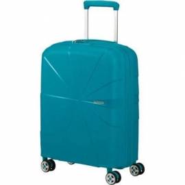 MALETA DE CABINA AMERICAN TOURISTER STARVIBE SPINNER 55CM/ 55X40X20CM/ 4 RUEDAS/ VERDIGRÍS