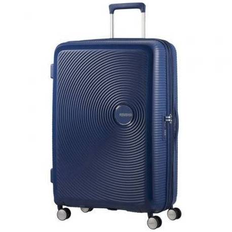 MALETA GRANDE AMERICAN TOURISTER SOUNDBOX SPINNER 77CM/ 77X51.5X29.5CM/ 4 RUEDAS/ AZUL MARINO