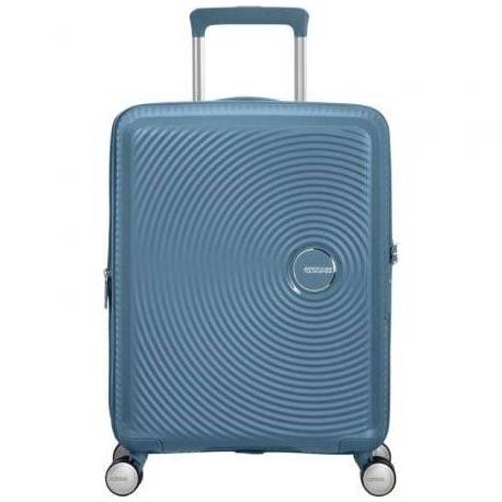 MALETA DE CABINA AMERICAN TOURISTER SOUNDBOX SPINNER 55CM/ 55X40X20CM/ 4 RUEDAS/ AZUL PIEDRA