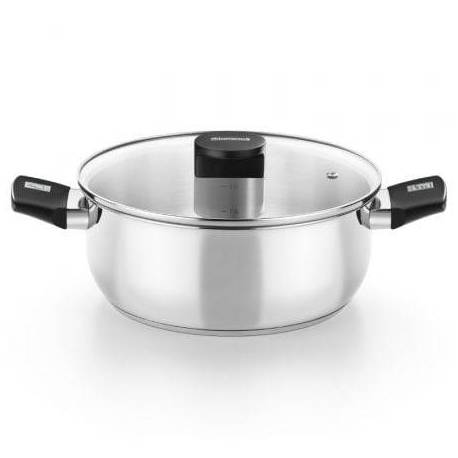 CACEROLA MONIX ELITE M240320/ Ø20CM/ ALUMINIO FUNDIDO/ APTA PARA INDUCCIÓN