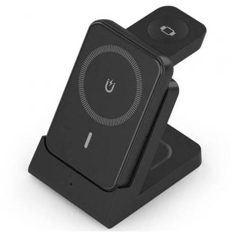 BASE DE CARGA INALÁMBRICA AISENS ASCH-15W4WC064-BK/ 15W/ NEGRO