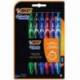 BOLÍGRAFOS DE TINTA DE GEL RETRÁCTIL BIC GELOCITY QUICK DRY 964769/ 6 UNIDADES/ SURTIDOS