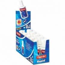 CAJA DE CORRECTORES DE ESCRITURA LÍQUIDA BIC TIPP-EX RAPID FLUID/ 20ML/ 10 UNIDADES
