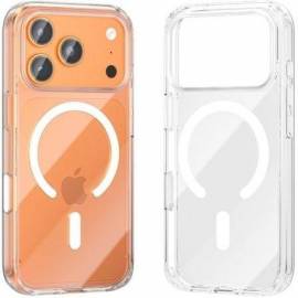 FUNDA DURA CON MAGSAFE VENTION CONCISE IMPACT KVBTCD-40/ COMPATIBLE CON IPHONE 17 PRO MAX/ TRANSPARENTE