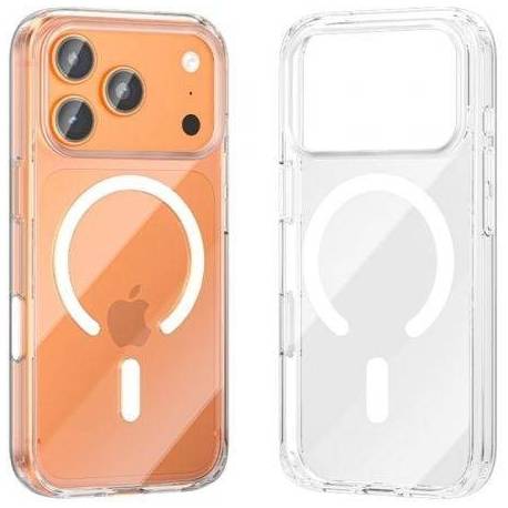 FUNDA DURA CON MAGSAFE VENTION CONCISE IMPACT KVBTCD-40/ COMPATIBLE CON IPHONE 17 PRO MAX/ TRANSPARENTE
