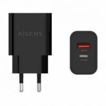 CARGADOR DE PARED AISENS A110-0682/ 1XUSB TIPO-C/ 1X USB/ 20W