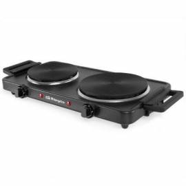 COCINA ELÉCTRICA ORBEGOZO PE2855/ 2 PLACAS 155 Y 185MM/ 1000W - 1500W