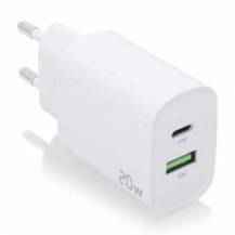 CARGADOR DE PARED AISENS A110-0754/ 1XUSB TIPO-C/ 1XUSB/ 20W