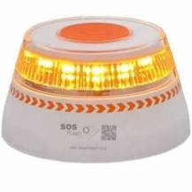 LUZ BALIZA DE EMERGENCIA PARA COCHE SOS FLASH V16 CONNECTED IOT BAL/2/ HOMOLOGADA/ BASE IMANTADA/ GEOLOCALIZABLE/ FUNCIONA A