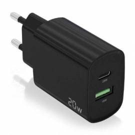CARGADOR DE PARED AISENS A110-0755/ 1XUSB TIPO-C/ 1XUSB/ 20W