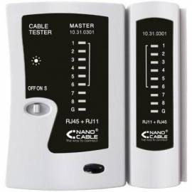 TESTER NANOCABLE 10.31.0301 PARA RJ11-RJ12-RJ45
