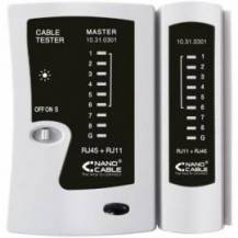 TESTER NANOCABLE 10.31.0301 PARA RJ11-RJ12-RJ45