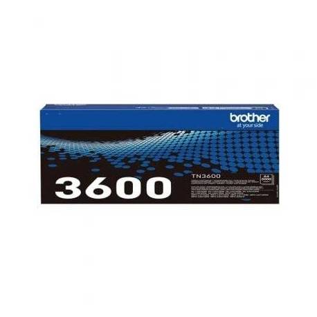 TÓNER ORIGINAL BROTHER TN3600/ NEGRO