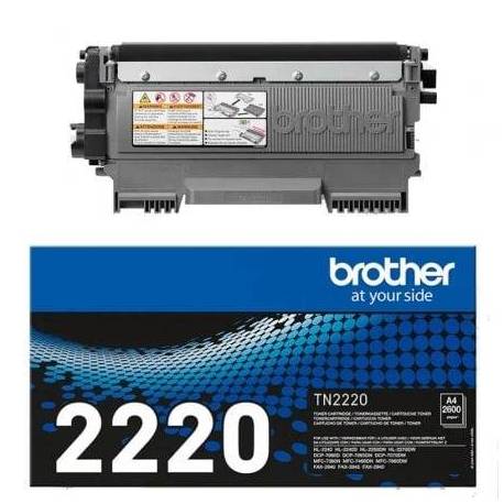 TÓNER ORIGINAL BROTHER TN-2220/ NEGRO