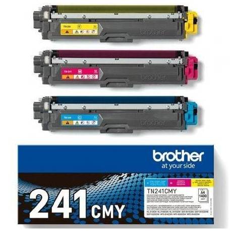 TÓNER ORIGINAL BROTHER TN241CMY MULTIPACK/ CIAN/ MAGENTA/ AMARILLO