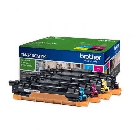 TÓNER ORIGINAL BROTHER TN-243CMYK MULTIPACK/ CIAN/ MAGENTA/ AMARILLO/ NEGRO