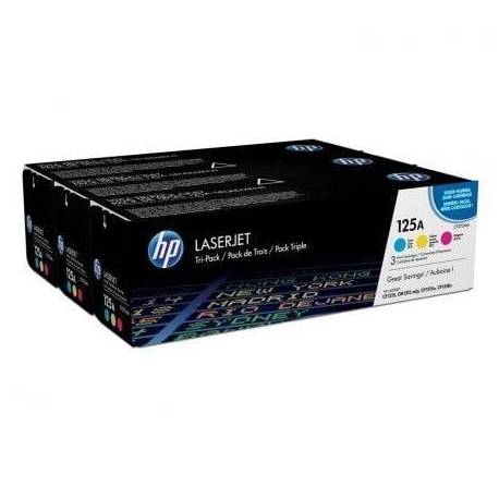 TÓNER ORIGINAL HP Nº125A MULTIPACK/ CIAN/ MAGENTA/ AMARILLO