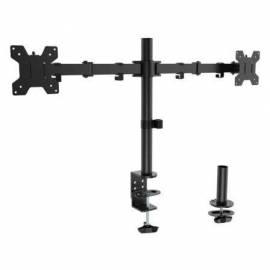 SOPORTE DE MESA PARA 2 MONITORES AISENS DT32TSR-279/ GIRATORIO/ INCLINABLE/ HASTA 10KG