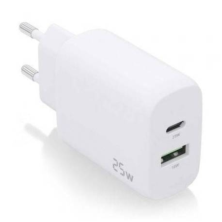 CARGADOR DE PARED AISENS A110-0758/ 1XUSB TIPO-C/ 1XUSB/ 25W