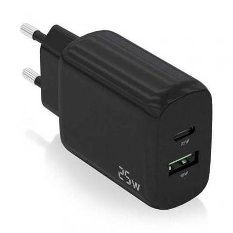 CARGADOR DE PARED AISENS A110-0759/ 1XUSB TIPO-C/ 1XUSB/ 25W