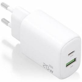 CARGADOR DE PARED GAN AISENS A110-0909/ 1XUSB TIPO-C/ 1XUSB/ 20W/ BLANCO