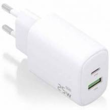 CARGADOR DE PARED GAN AISENS A110-0911/ 1XUSB TIPO-C/ 1XUSB/ 25W/ BLANCO