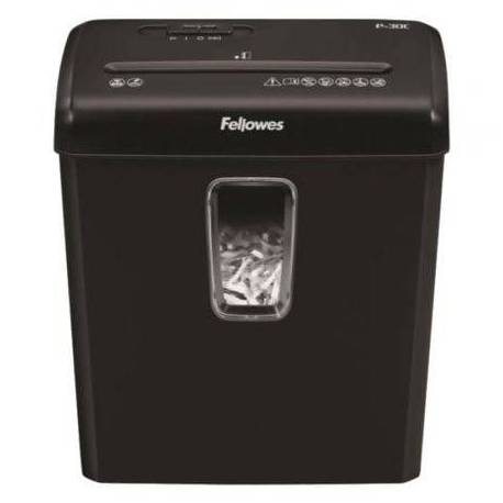 DESTRUCTORA FELLOWES P-30C/ CORTE EN PARTÍCULAS DE 4 X 34MM/ NEGRA