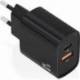 CARGADOR DE PARED GAN AISENS A110-0953/ 1XUSB TIPO-C/ 1XUSB/ 30W/ NEGRO