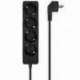 REGLETA AISENS A154-0534/ 4 TOMAS DE CORRIENTE/ CABLE 1.4M/ NEGRO