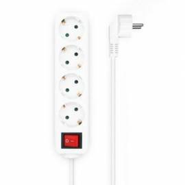 REGLETA CON INTERRUPTOR AISENS A154-0649/ 4 TOMAS DE CORRIENTE/ CABLE 1.4M/ BLANCO